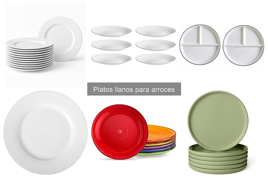 Platos Llanos para Arroces: Características y Usos Clave