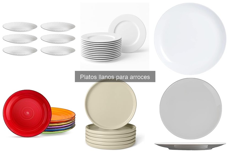 Platos Llanos para Arroces: Casual vs. Elegantes para Eventos