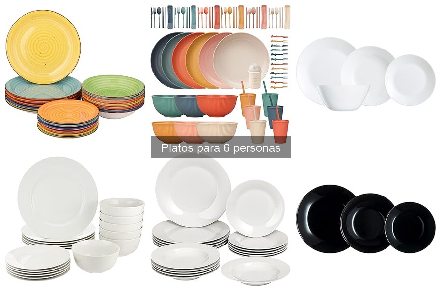Platos para 6 personas: opciones ideales para ocasiones especiales