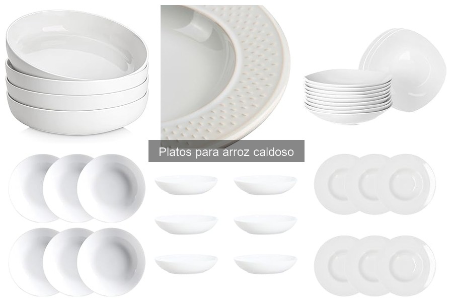 Platos para arroz caldoso: ¿Qué son y sus características?