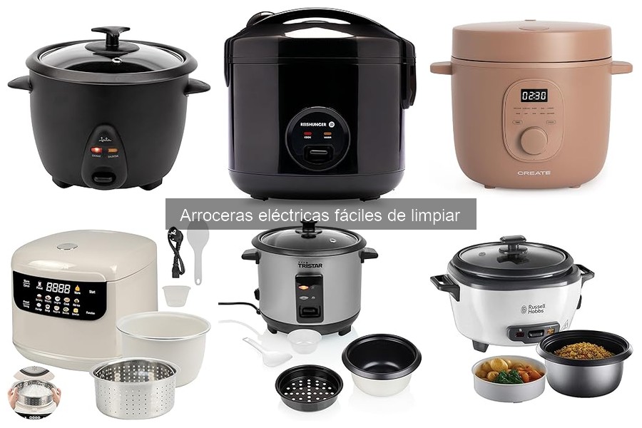 Precios de arroceras eléctricas fáciles de limpiar y dónde comprarlas