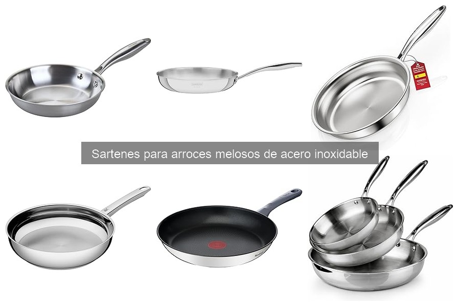 Precios de sartenes de acero inoxidable para arroces melosos