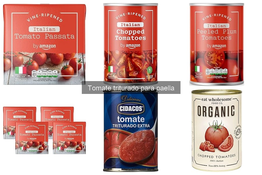 Precios de tomate triturado para paella y dónde comprar