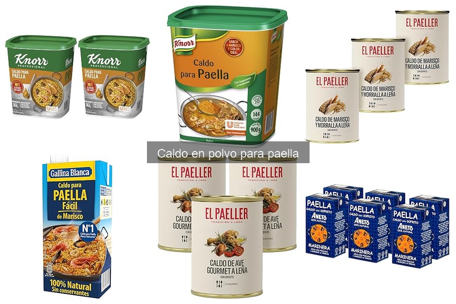 Precios del caldo en polvo para paella en Amazon 2023