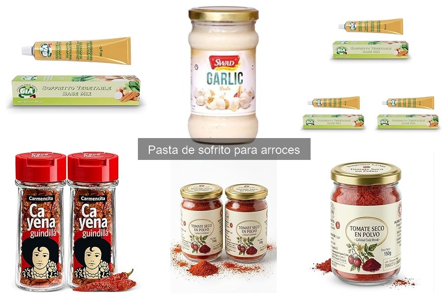 Precios promedio de pasta de sofrito para arroces