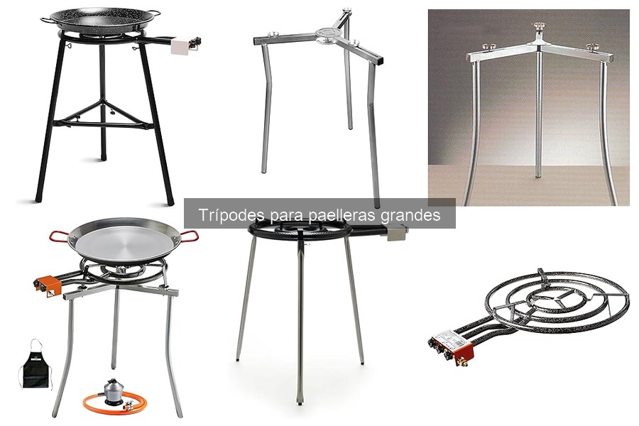 Precios y gastos de trípodes para paelleras grandes