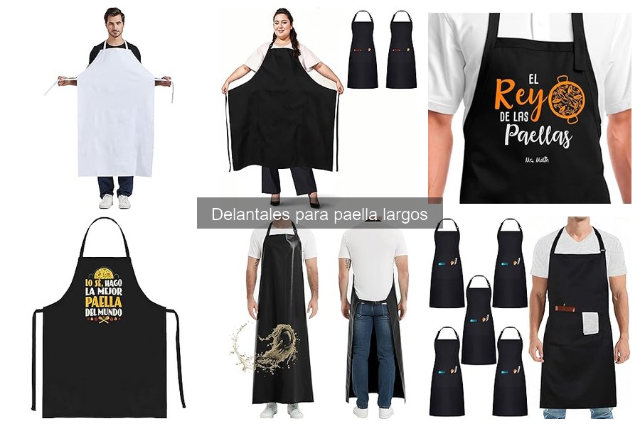 Problemas comunes al usar delantales para paella largos