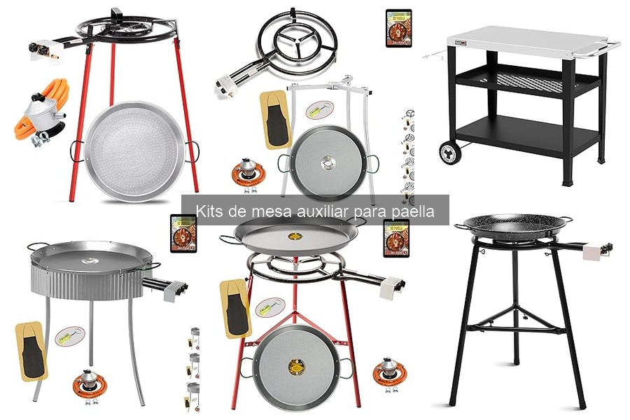 Problemas comunes con kits de mesa auxiliar para paella
