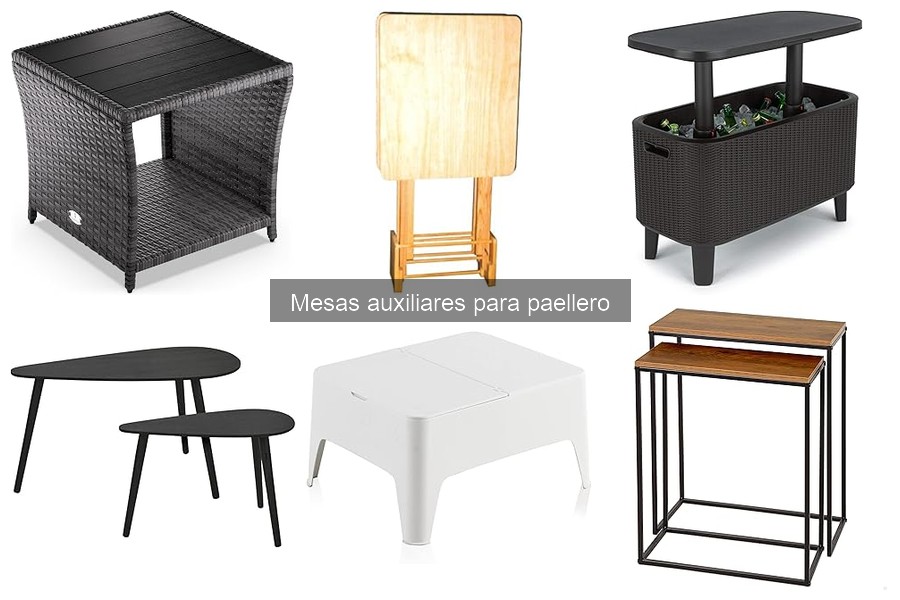 Problemas comunes con mesas auxiliares para paellero
