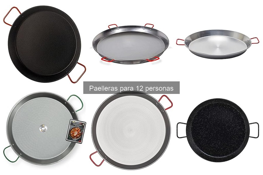 ¿Puedo usar paelleras para 12 personas en el horno?