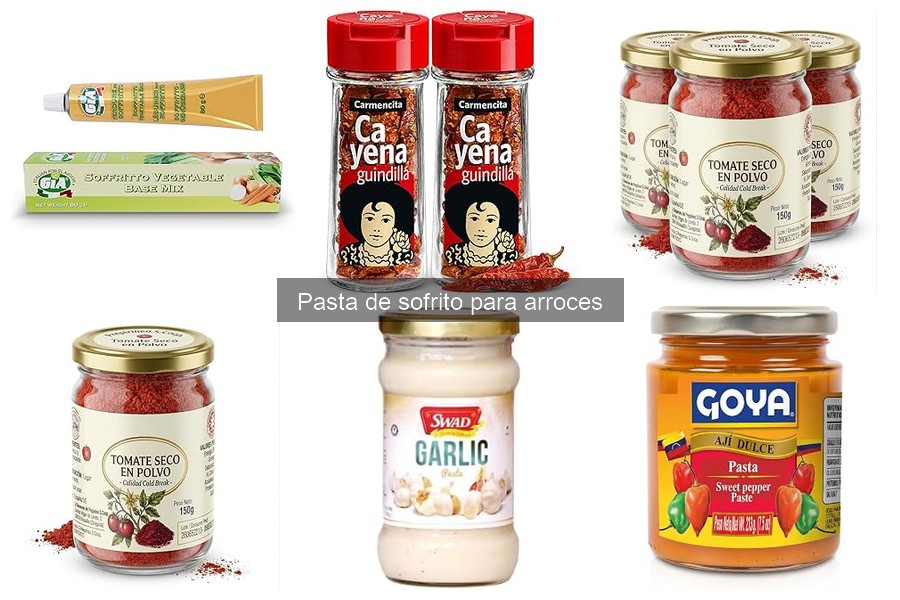 ¿Qué es la pasta de sofrito para arroces? Guía informativa