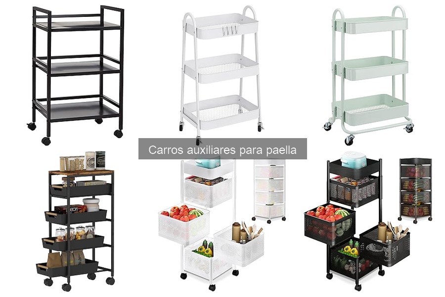 ¿Qué es un carro auxiliar para paella? Descubre sus funciones