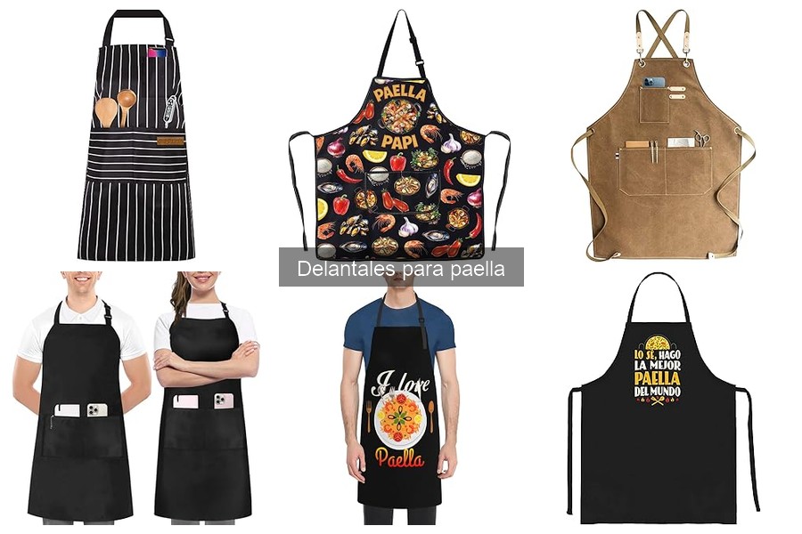 ¿Qué es un delantal para paella? Características y utilidad