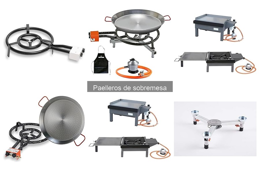 ¿Qué es un paellero de sobremesa? Características y uso