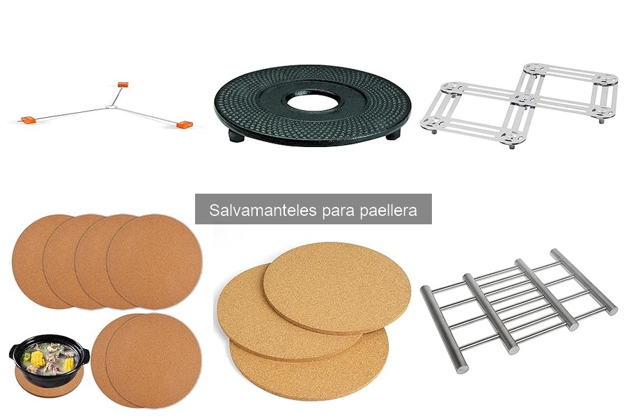 ¿Qué es un salvamanteles para paellera? Función y características