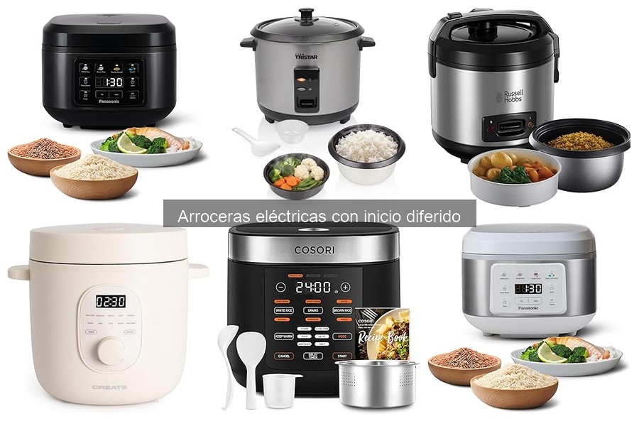 Qué es una arrocera eléctrica con inicio diferido