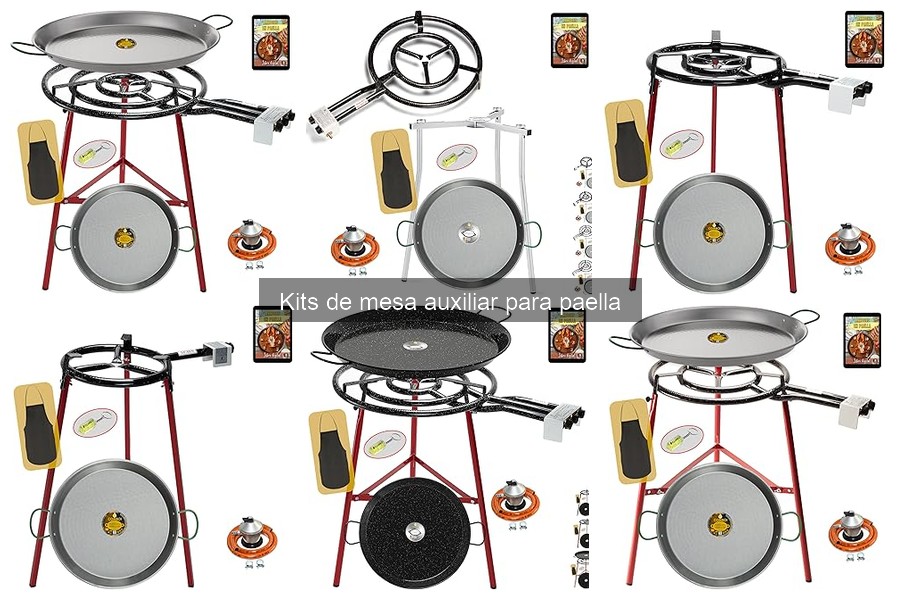 ¿Qué incluir en un buen kit de mesa auxiliar para paella?