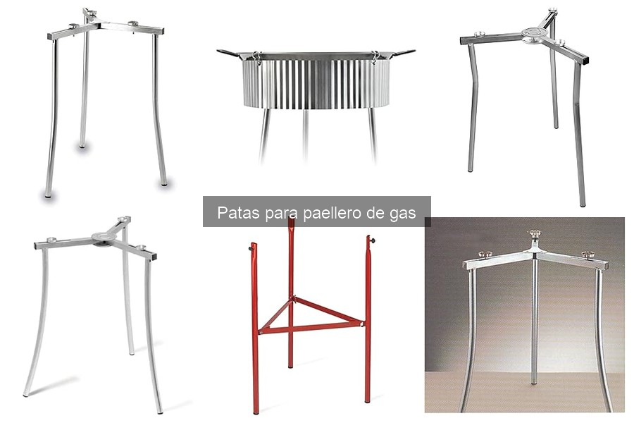 ¿Qué material es mejor para patas de paellero de gas?