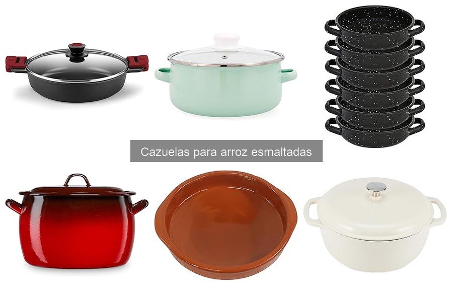 ¿Qué son las cazuelas para arroz esmaltadas? Características y Usos