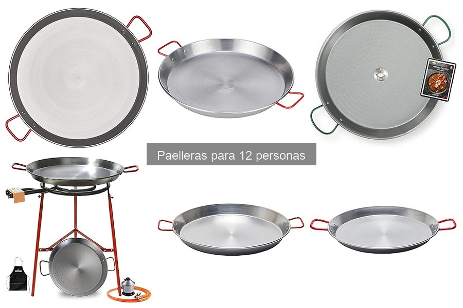 Recetas deliciosas para paellera de 12 personas