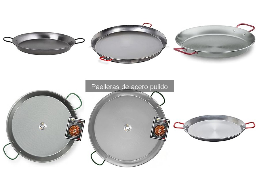 Recetas deliciosas para paelleras de acero pulido