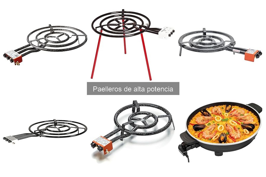 Recetas deliciosas para paelleros de alta potencia