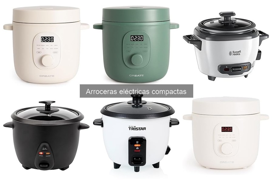 Recetas fáciles para arroceras eléctricas compactas