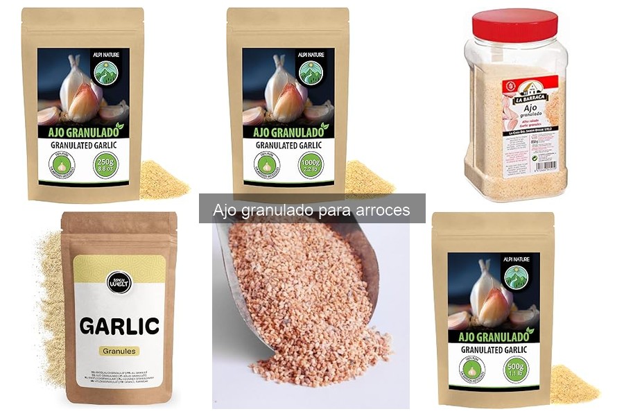 Recetas irresistibles con ajo granulado para tus arroces