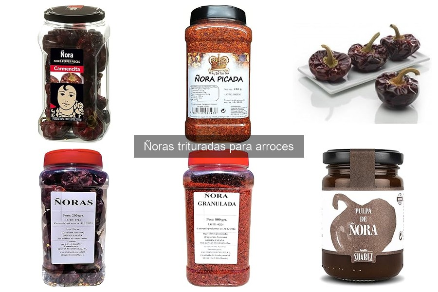 Recetas populares con ñoras trituradas para arroces