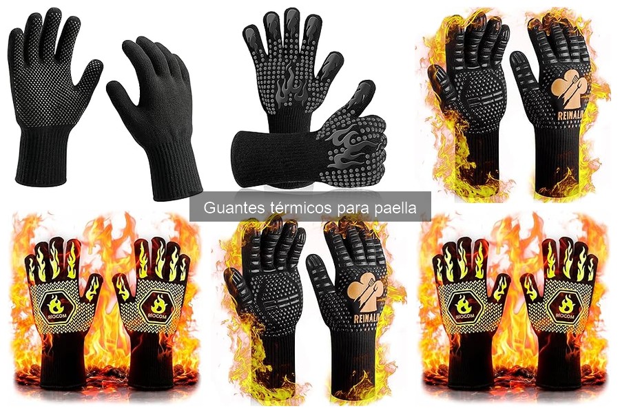 Resistencia de los guantes térmicos para paella: análisis y pruebas