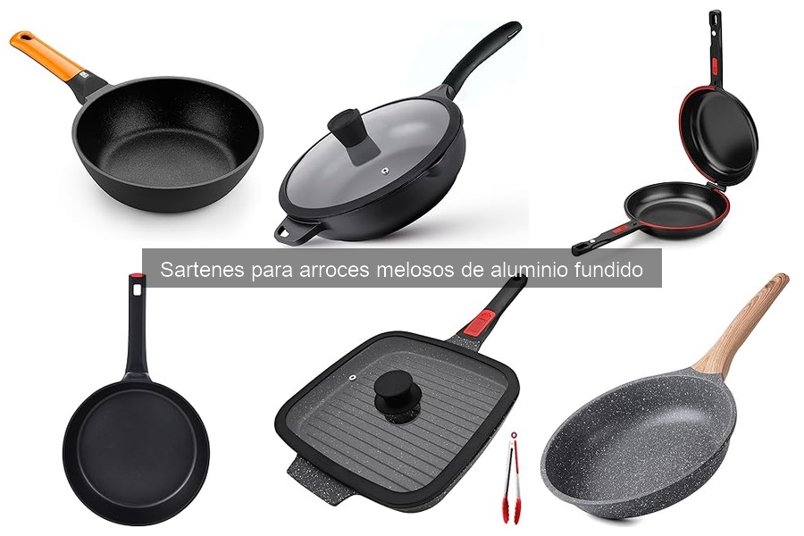 Sartenes para arroces melosos de aluminio fundido: ¿Qué son?
