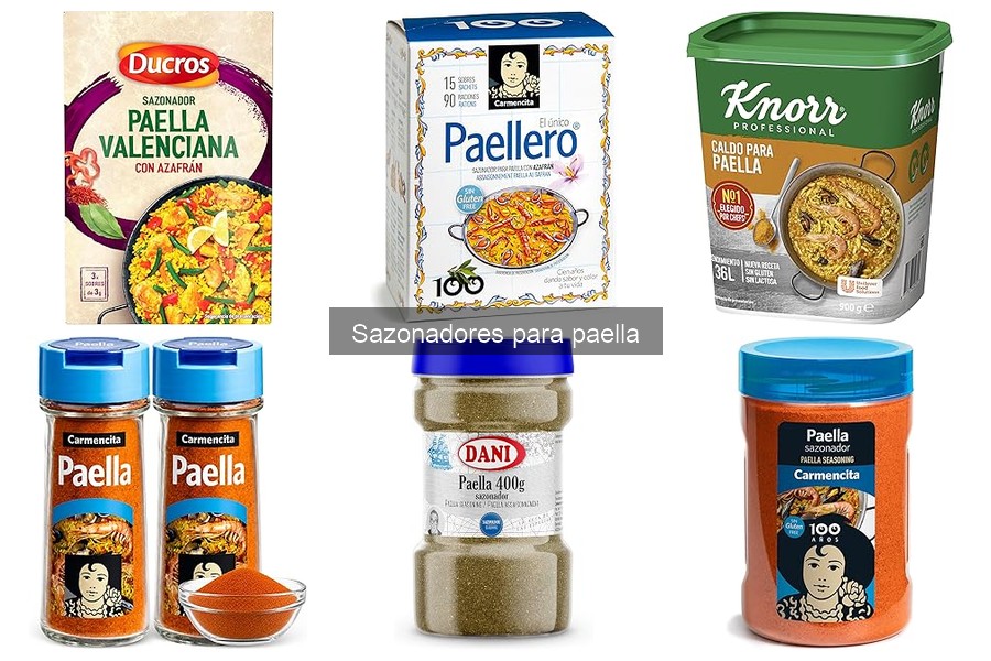 Sazonadores para paella vs. otros arroces: ¿cuál elegir?