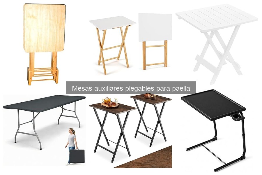 Soluciona Problemas Comunes con Mesas Auxiliares para Paella