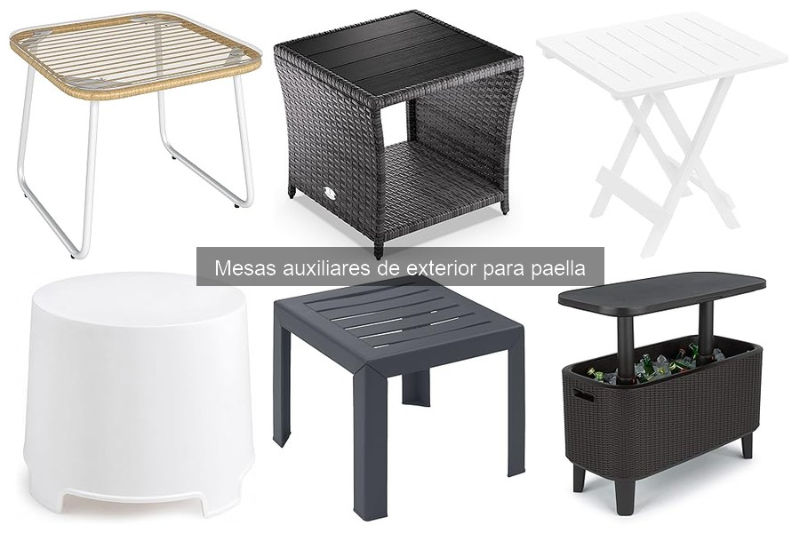 Soluciones alternativas si no tienes mesa auxiliar para paella