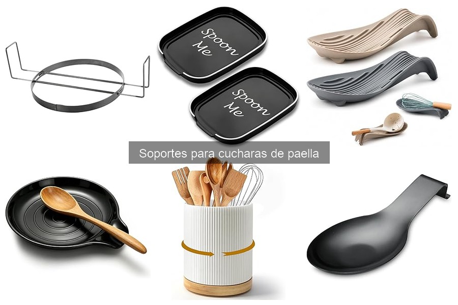Soportes para cucharas de paella: descubre su función y ventajas