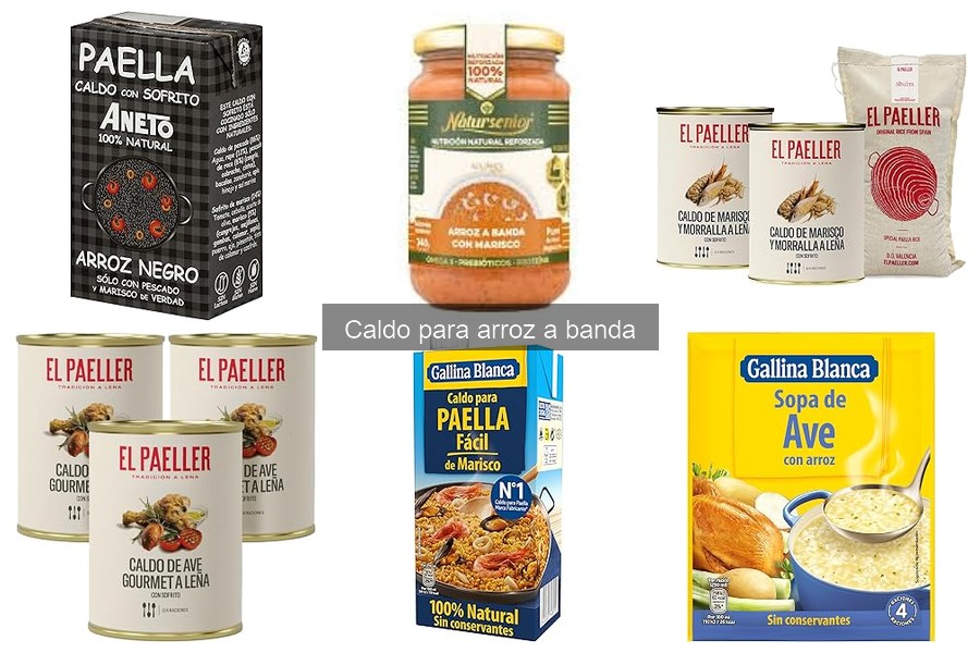 Tipos de caldos para arroz a banda: sabores y variaciones