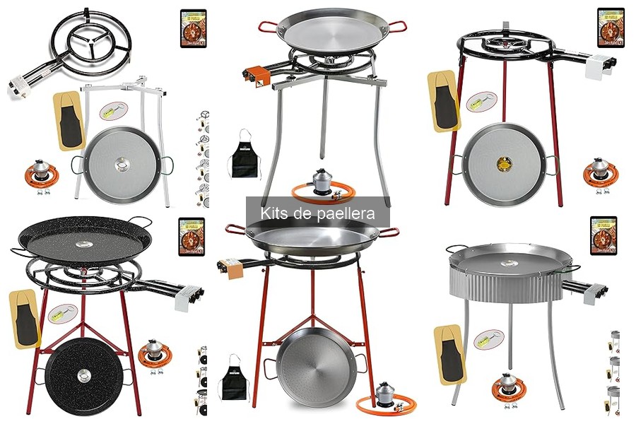 Tipos de kits de paellera: opciones y comparativas