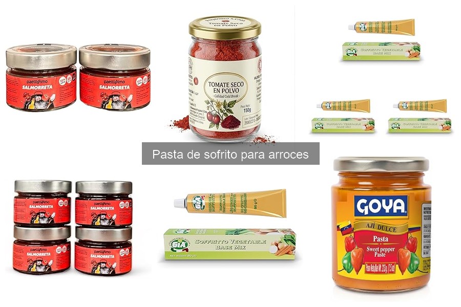 Tipos de pasta de sofrito para arroces: Guía completa