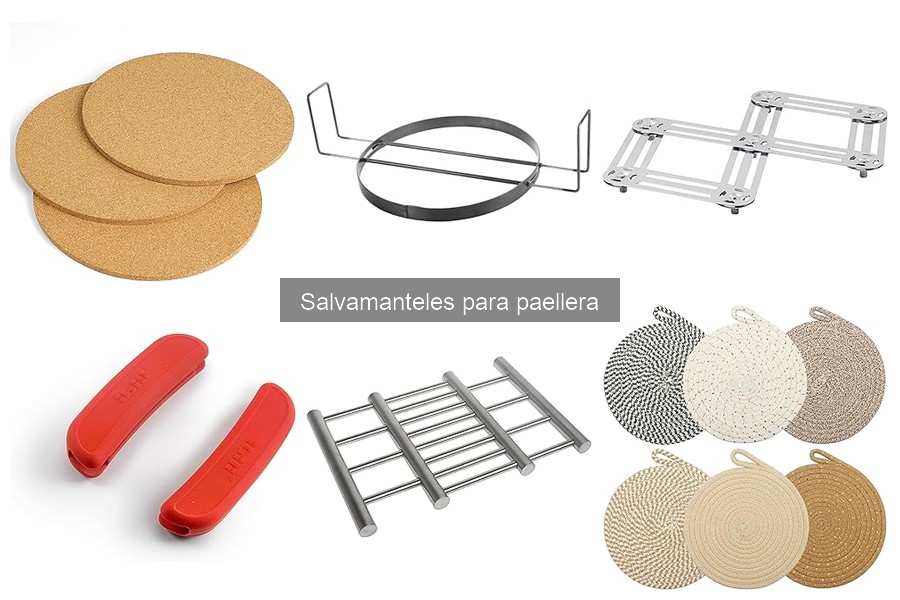 Tipos de salvamanteles para paellera: materiales y estilos