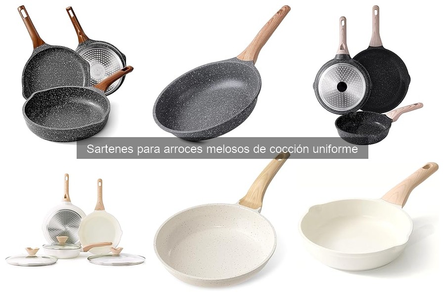 Tipos de sartenes para arroces melosos: ¡Descubre las mejores!