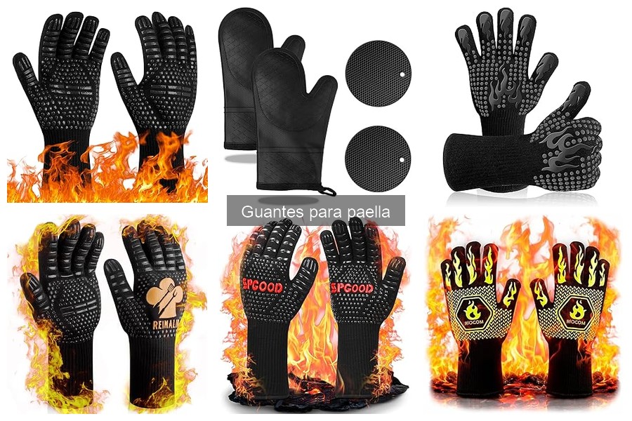 Uso correcto de guantes para paella: seguridad y eficacia