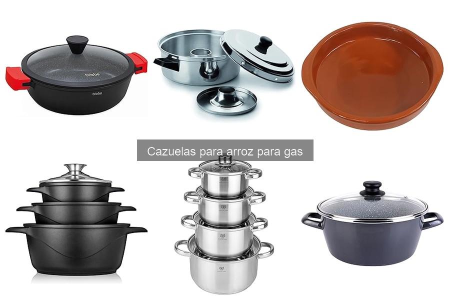 Ventajas de usar cazuelas de gas para cocinar arroz