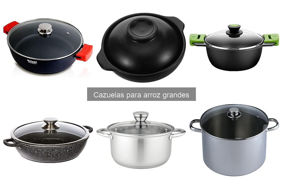 Ventajas de usar cazuelas grandes para arroz en casa