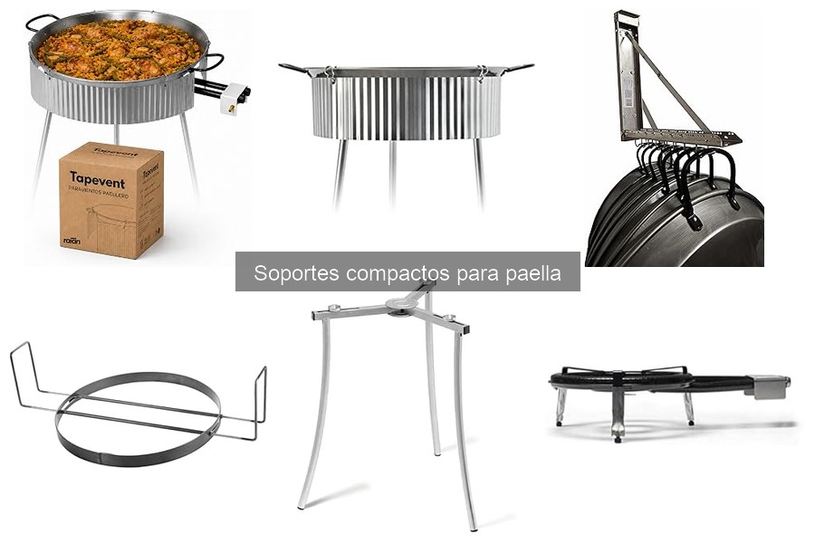 Ventajas de usar soportes compactos para paella