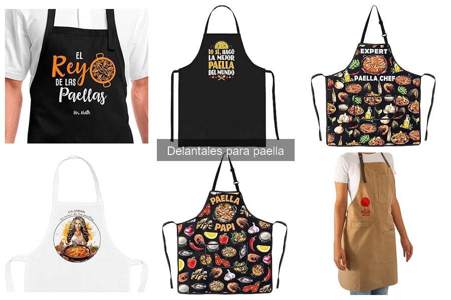 Ventajas de usar un delantal para paella en la cocina