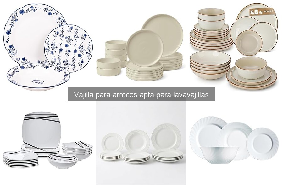 Ventajas de usar vajilla para arroces apta para lavavajillas