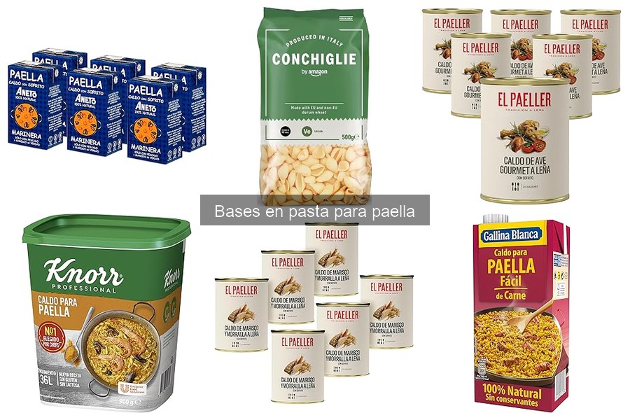 Ventajas y desventajas de las bases en pasta para paella