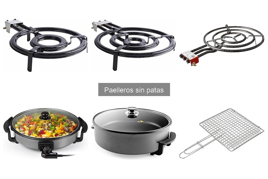 Ventajas y desventajas del paellero sin patas